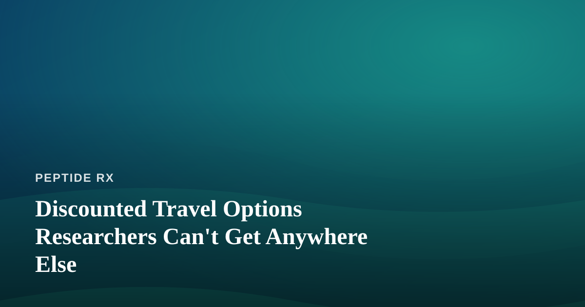 Discounted Travel Options Researchers Can’t Get Anywhere Else