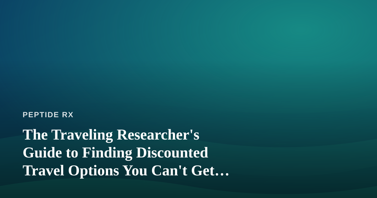 The Traveling Researcher’s Guide to Finding Discounted Travel Options You Can’t Get Anywhere Else