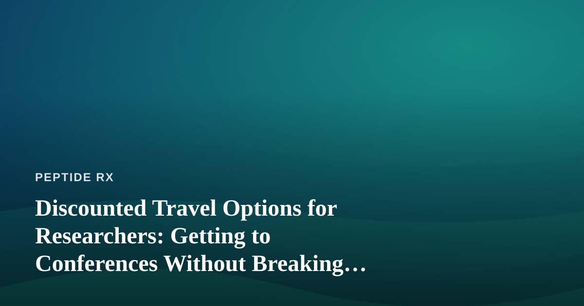 Discounted Travel Options for Researchers: Getting to Conferences Without Breaking Your Grant Budget